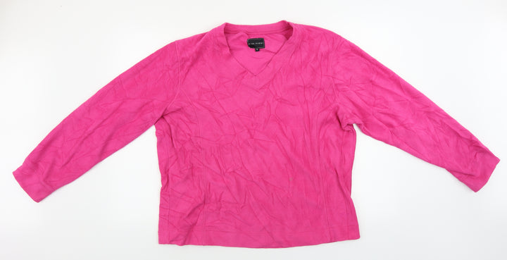 Miss Fiori Womens Pink Pullover Jumper Size 16