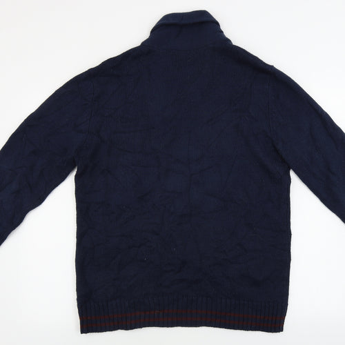 Ambrose Mens Blue   Pullover Jumper Size L