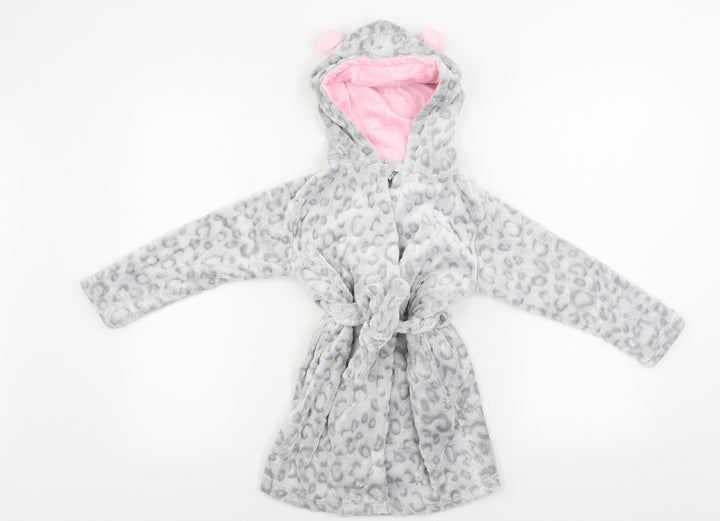 lifes a dream Girls Grey Gown Size 3-4 Years