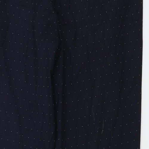 NEXT  Womens Blue Polka Dot  Trousers  Size 8 L24 in