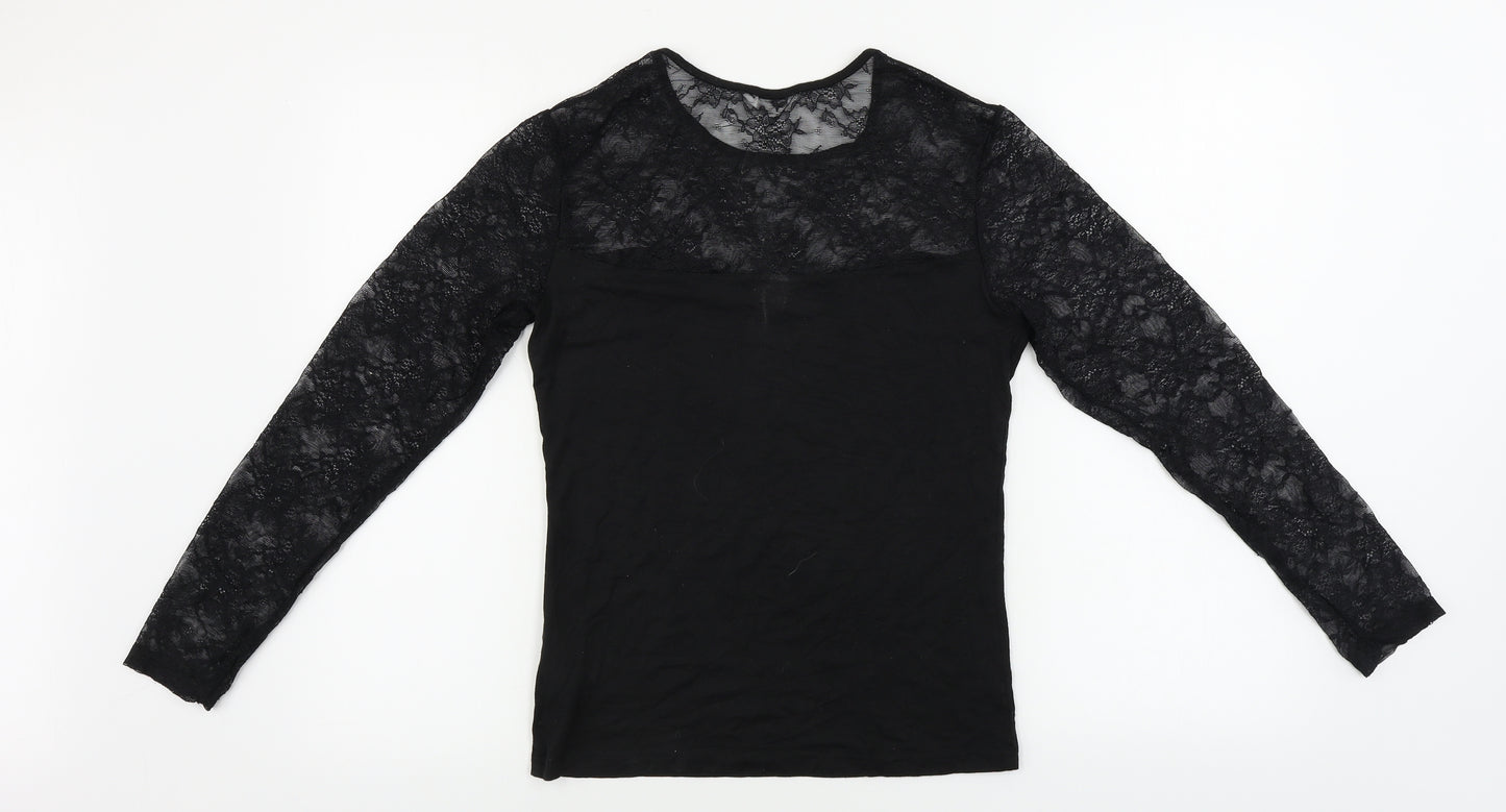 Marks and Spencer  Womens Black   Pullover Jumper Size 14