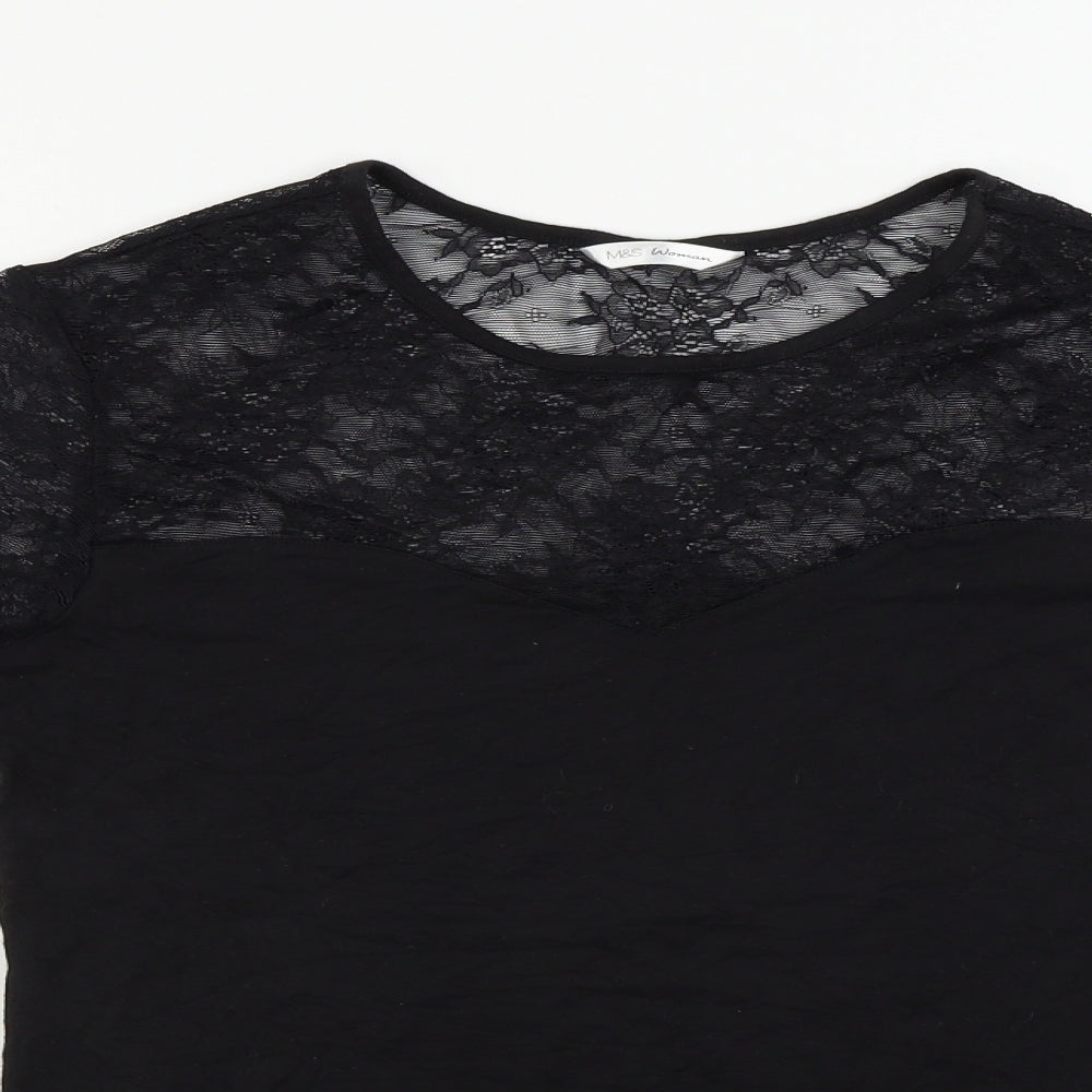 Marks and Spencer  Womens Black   Pullover Jumper Size 14