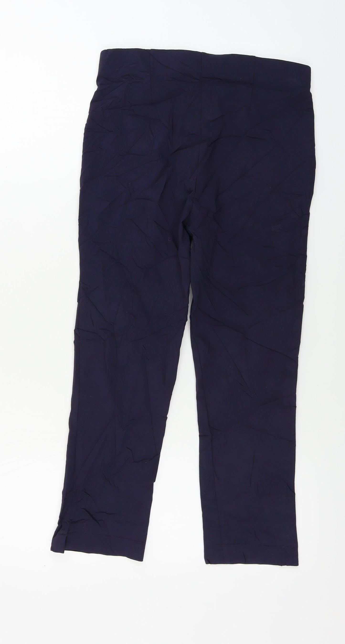 M&Co Womens Blue   Trousers  Size 28 in L22 in