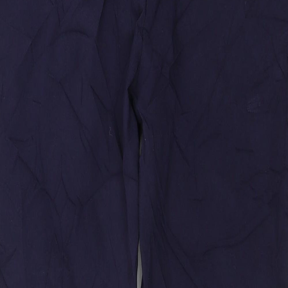 M&Co Womens Blue   Trousers  Size 28 in L22 in