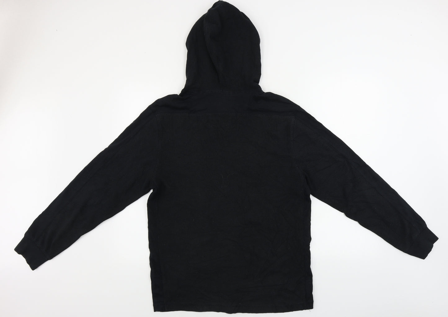Easy  Mens Black   Pullover Hoodie Size M