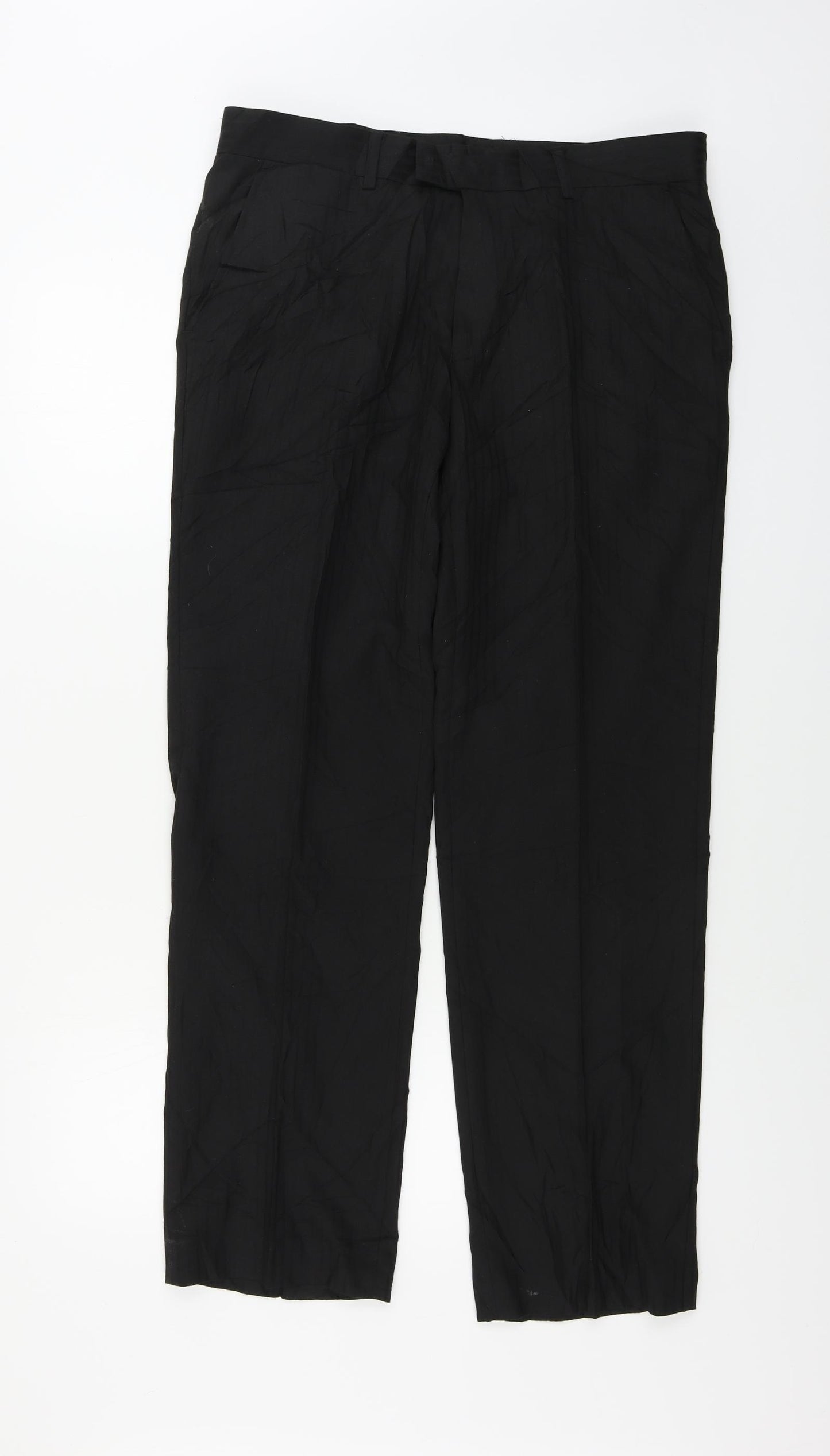Debenhams  Mens Black   Trousers  Size 34 in L31 in