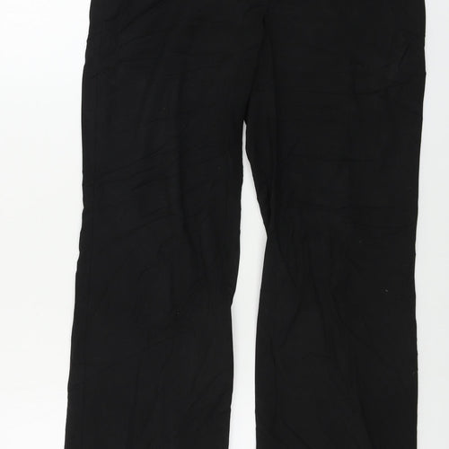 Marks and Spencer  Womens Black   Trousers  Size 10 L29 in