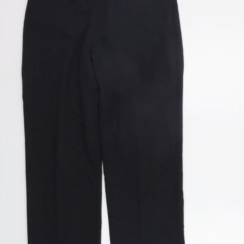 leuggi Womens Black   Trousers  Size 10 L27 in