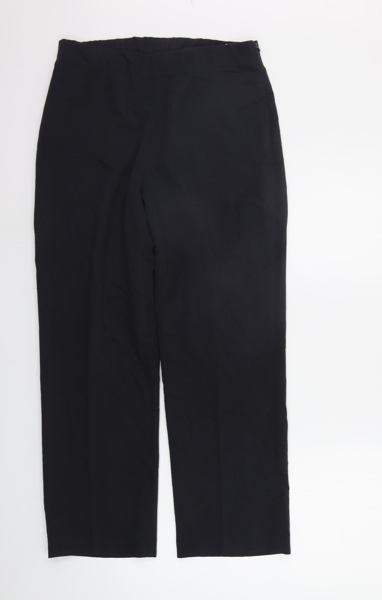 leuggi Womens Black   Trousers  Size 10 L27 in