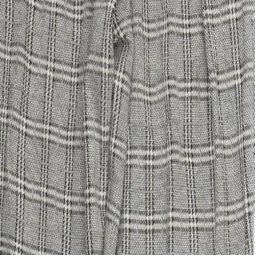 New Look Womens Beige Check  Trousers  Size 8 L26 in