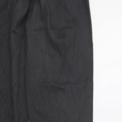 Preworn Girls Grey   Chino Trousers Size M - Elastic Waist Band