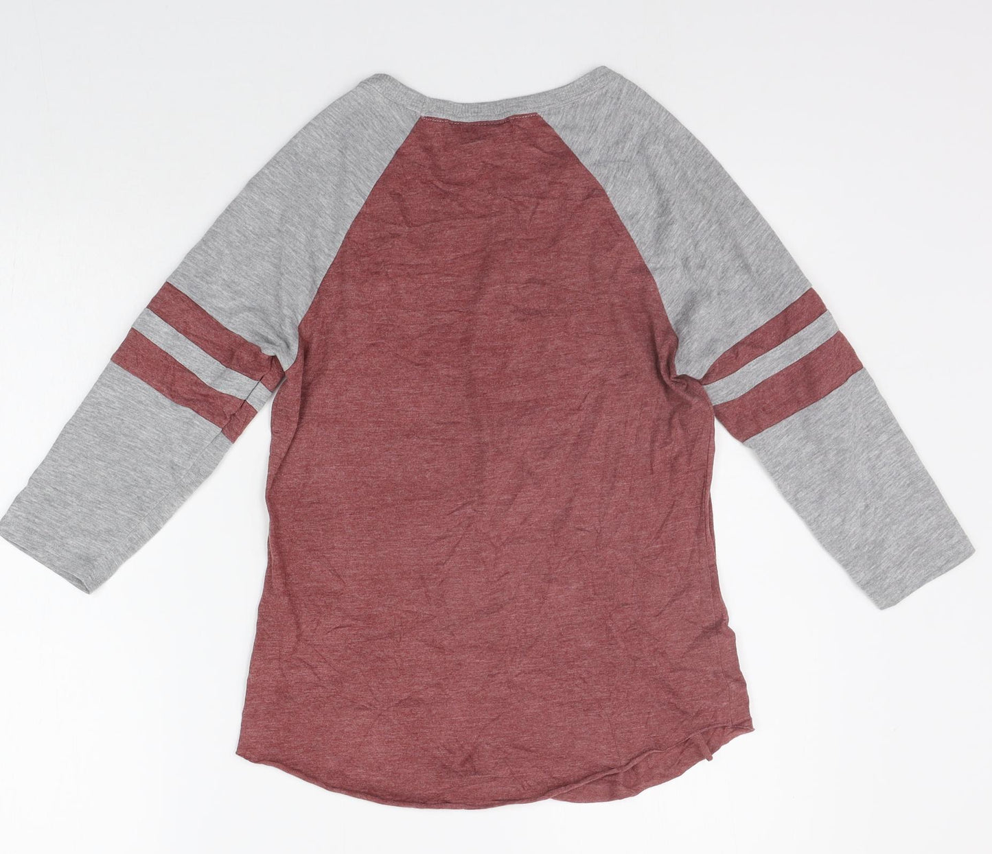 Topshop Womens Red   Basic T-Shirt Size 8