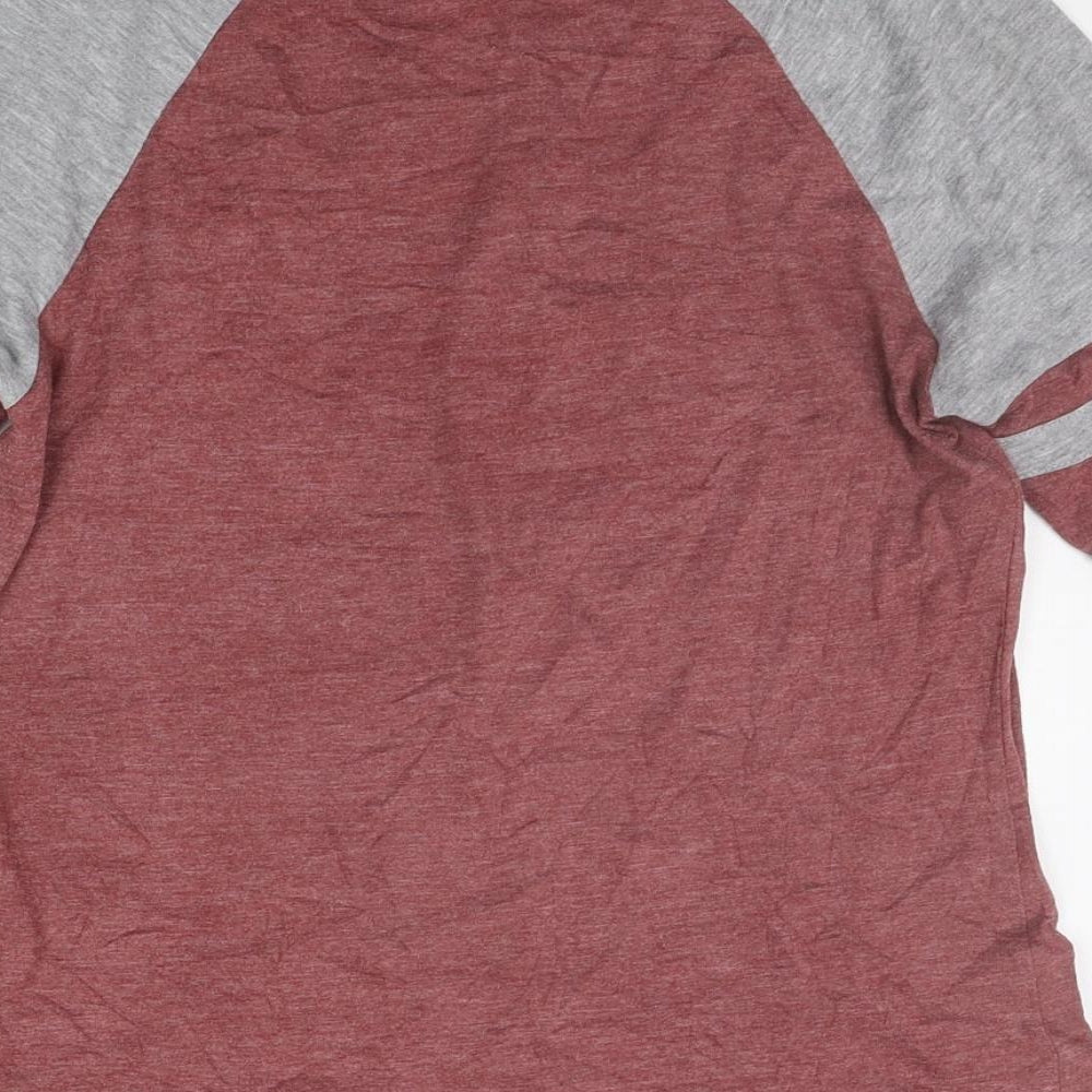 Topshop Womens Red   Basic T-Shirt Size 8