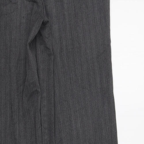 Per Una Womens Grey   Trousers  Size 12 L28 in