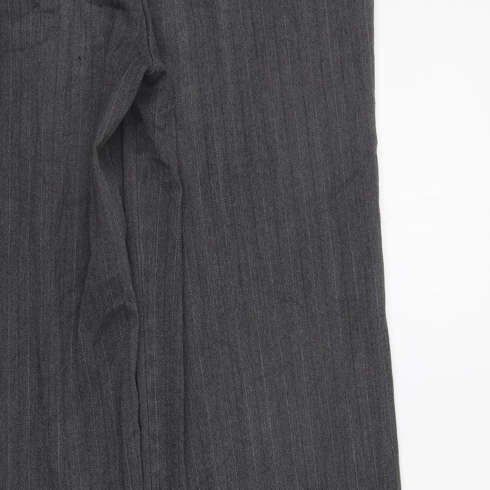 Per Una Womens Grey   Trousers  Size 12 L28 in