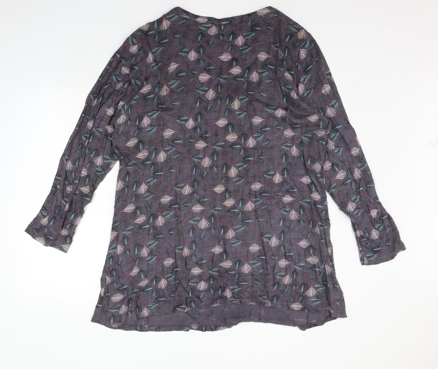 Debenhams Womens Grey Geometric  Top Dress Size 20