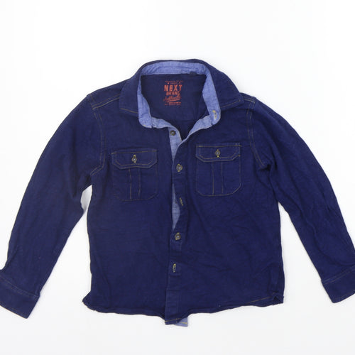NEXT Girls Blue   Basic Polo Size 5-6 Years
