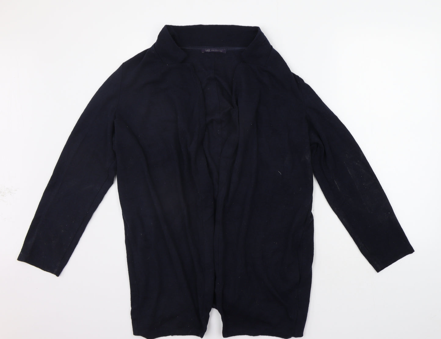Marks and Spencer Womens Blue   Cardigan Jumper Size 14