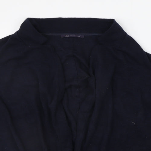 Marks and Spencer Womens Blue   Cardigan Jumper Size 14