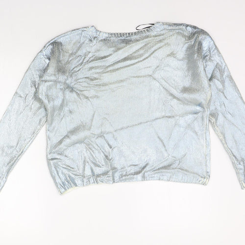 H&M Girls Blue   Pullover Jumper Size 13-14 Years