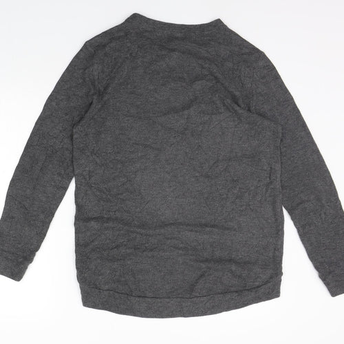 Gypsy Heart Womens Grey   Pullover Jumper Size M