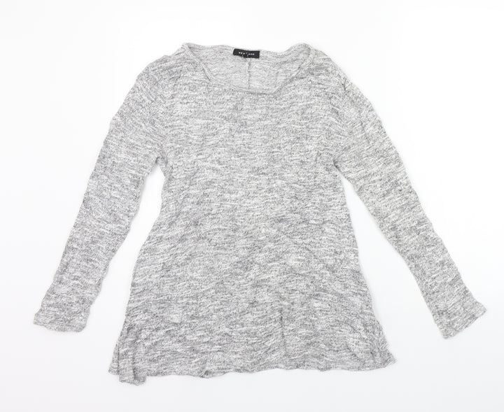 New Look Womens Grey Jumper Dress Size 8