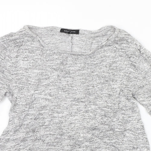 New Look Womens Grey   Jumper Dress  Size 8