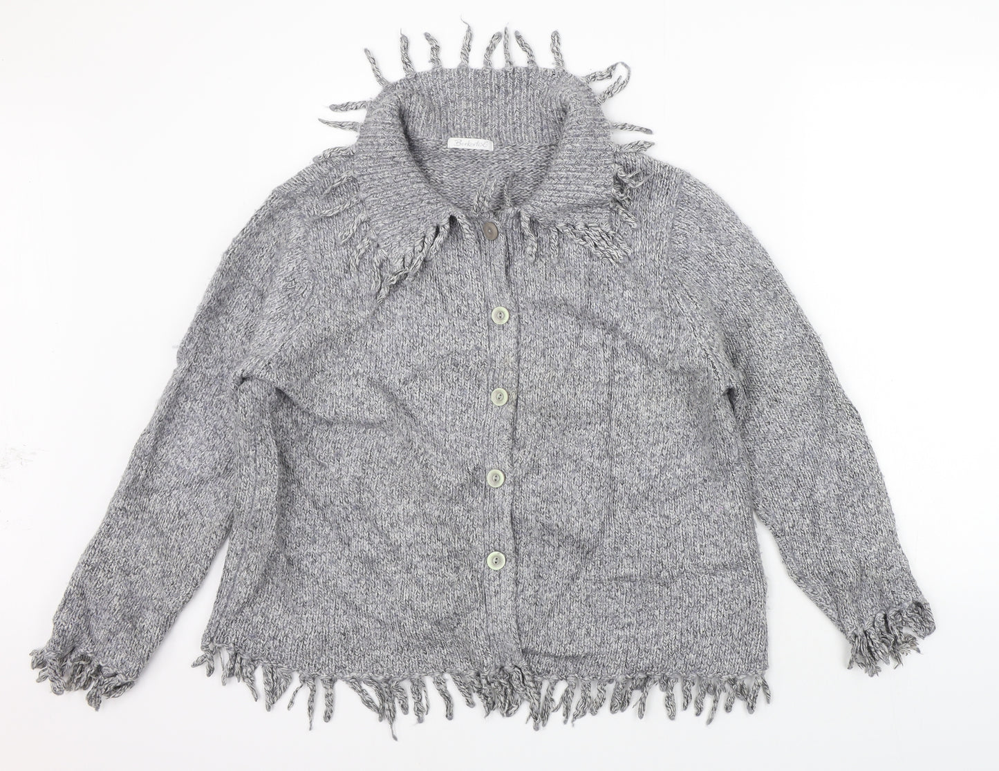 Berkertex Womens Grey   Cardigan Jumper Size 18