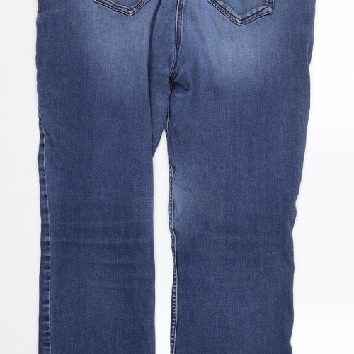 NEXT Womens Blue  Denim Straight Jeans Size 20 L28.5 in
