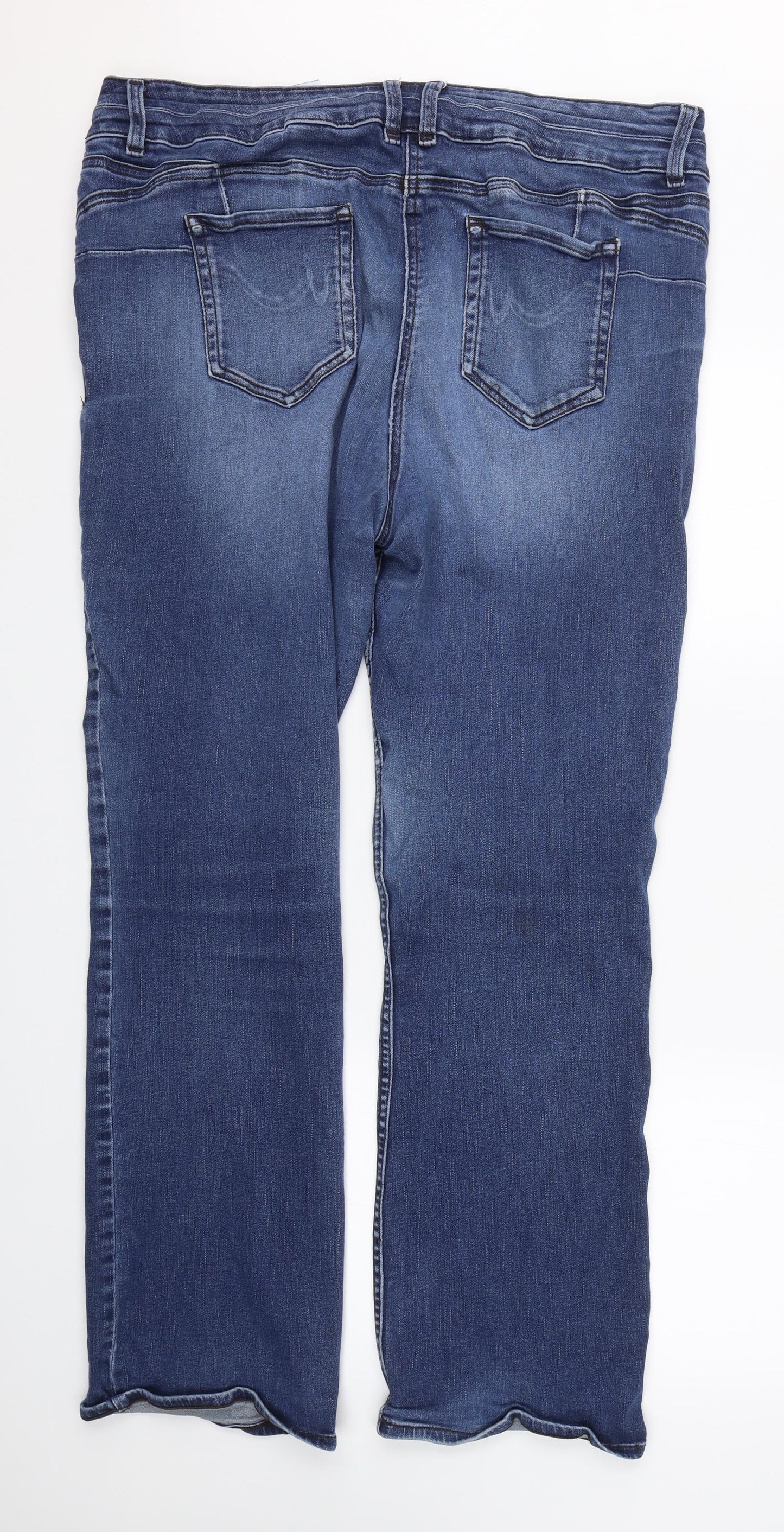 NEXT Womens Blue  Denim Straight Jeans Size 20 L28.5 in