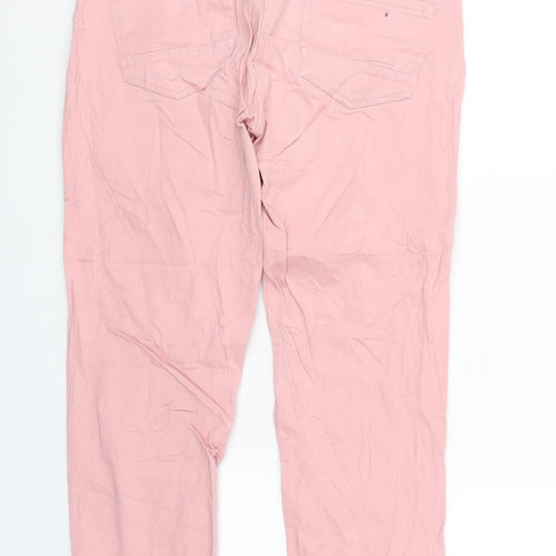 Outfit Fashion Womens Pink  Denim Straight Jeans Size 38 L24 in