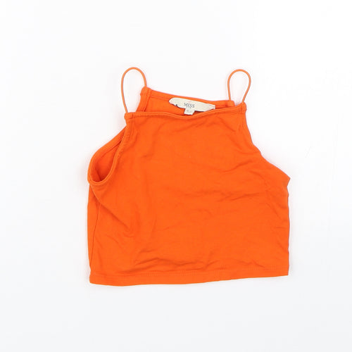 Miss evie Girls Orange   Cropped Tank Size 6-7 Years
