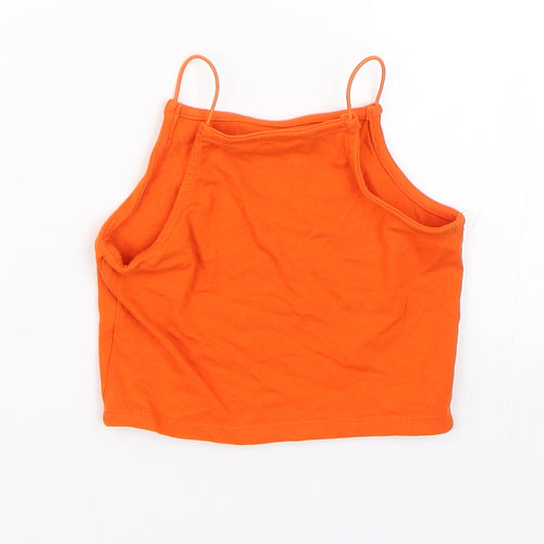 Miss evie Girls Orange   Cropped Tank Size 6-7 Years
