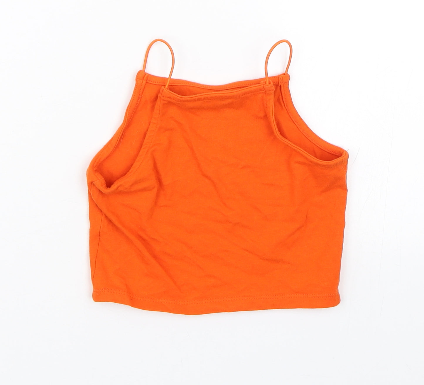 Miss evie Girls Orange   Cropped Tank Size 6-7 Years