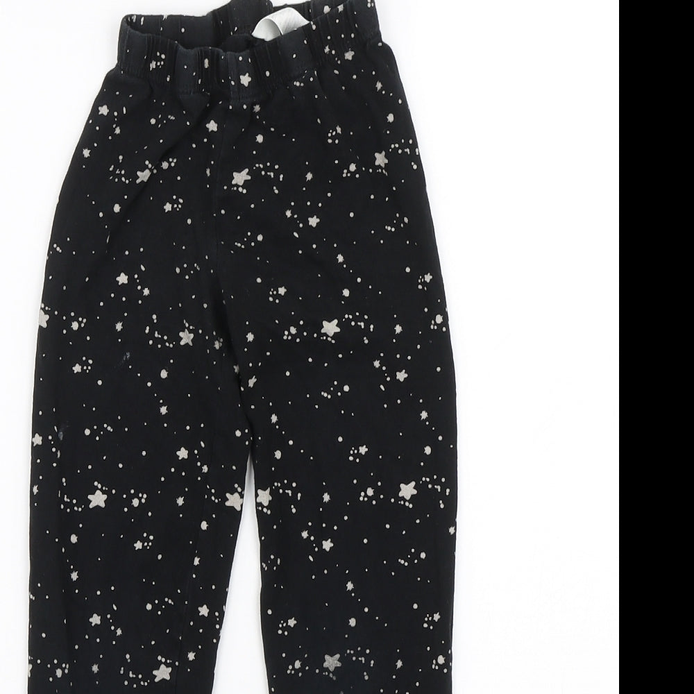Lily & Dan Girls Black Spotted  Cami Pyjama Pants Size 7-8 Years