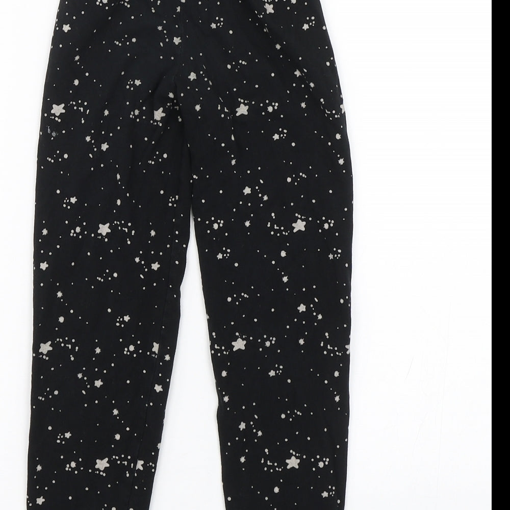 Lily & Dan Girls Black Spotted  Cami Pyjama Pants Size 7-8 Years