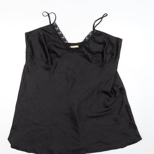 Sorbet Womens Black   Kimono Pyjama Top Size 24