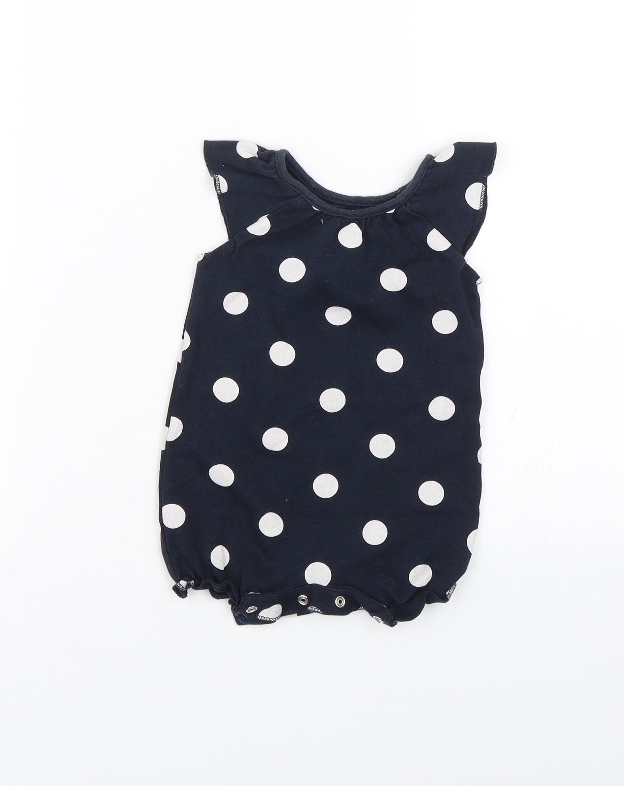 NEXT Baby Blue Polka Dot  Babygrow One-Piece Size 3-6 Months