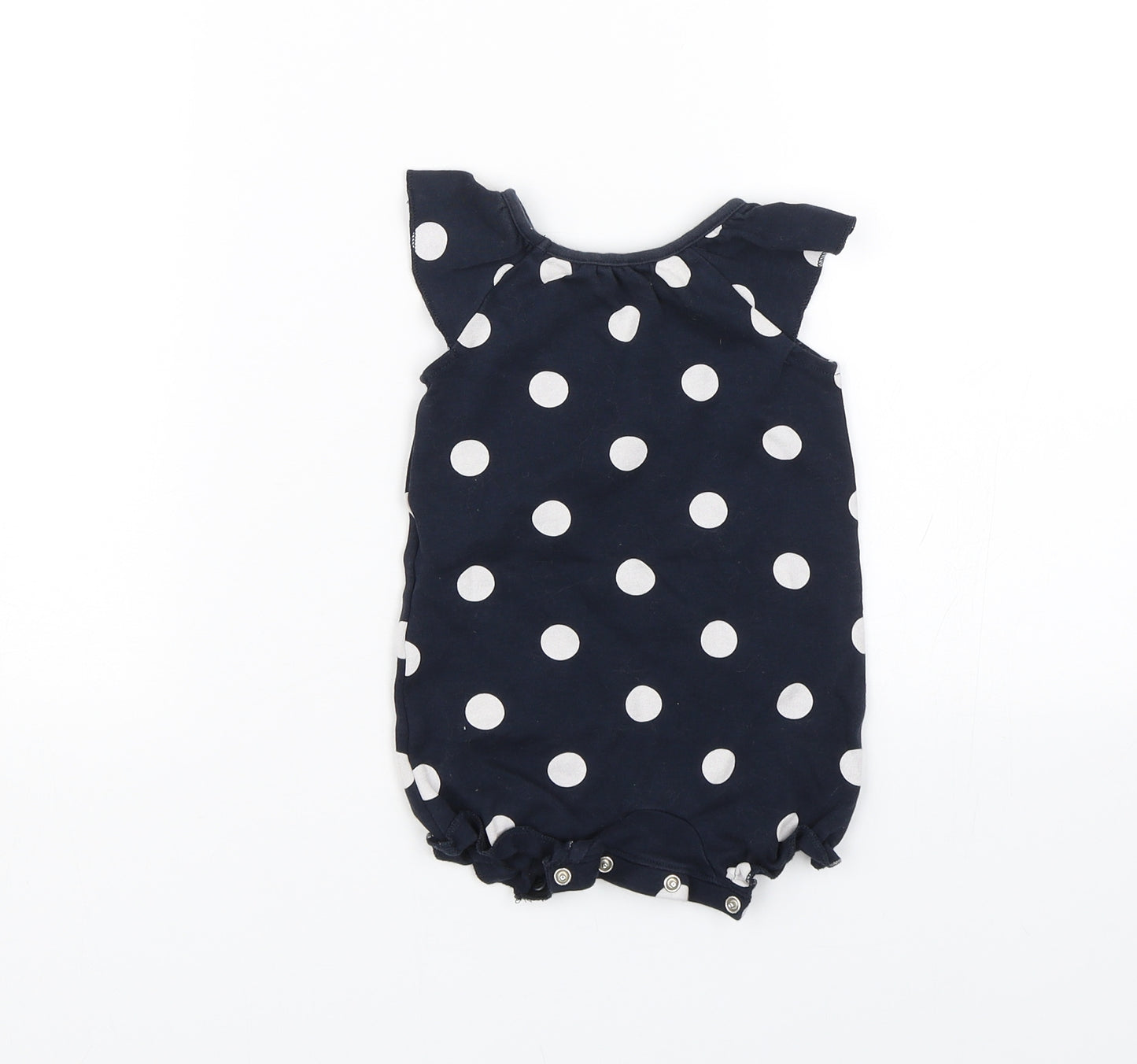 NEXT Baby Blue Polka Dot  Babygrow One-Piece Size 3-6 Months