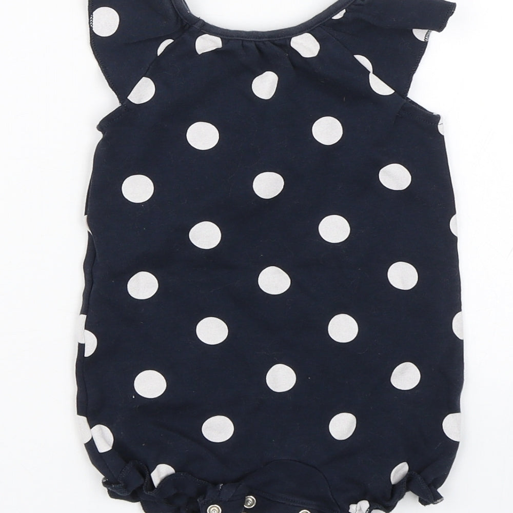 NEXT Baby Blue Polka Dot  Babygrow One-Piece Size 3-6 Months