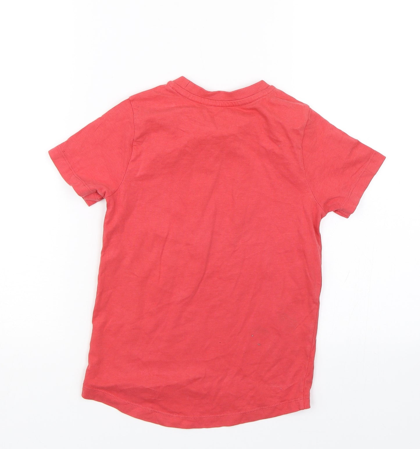 Nutmeg Boys Red   Basic T-Shirt Size 5-6 Years