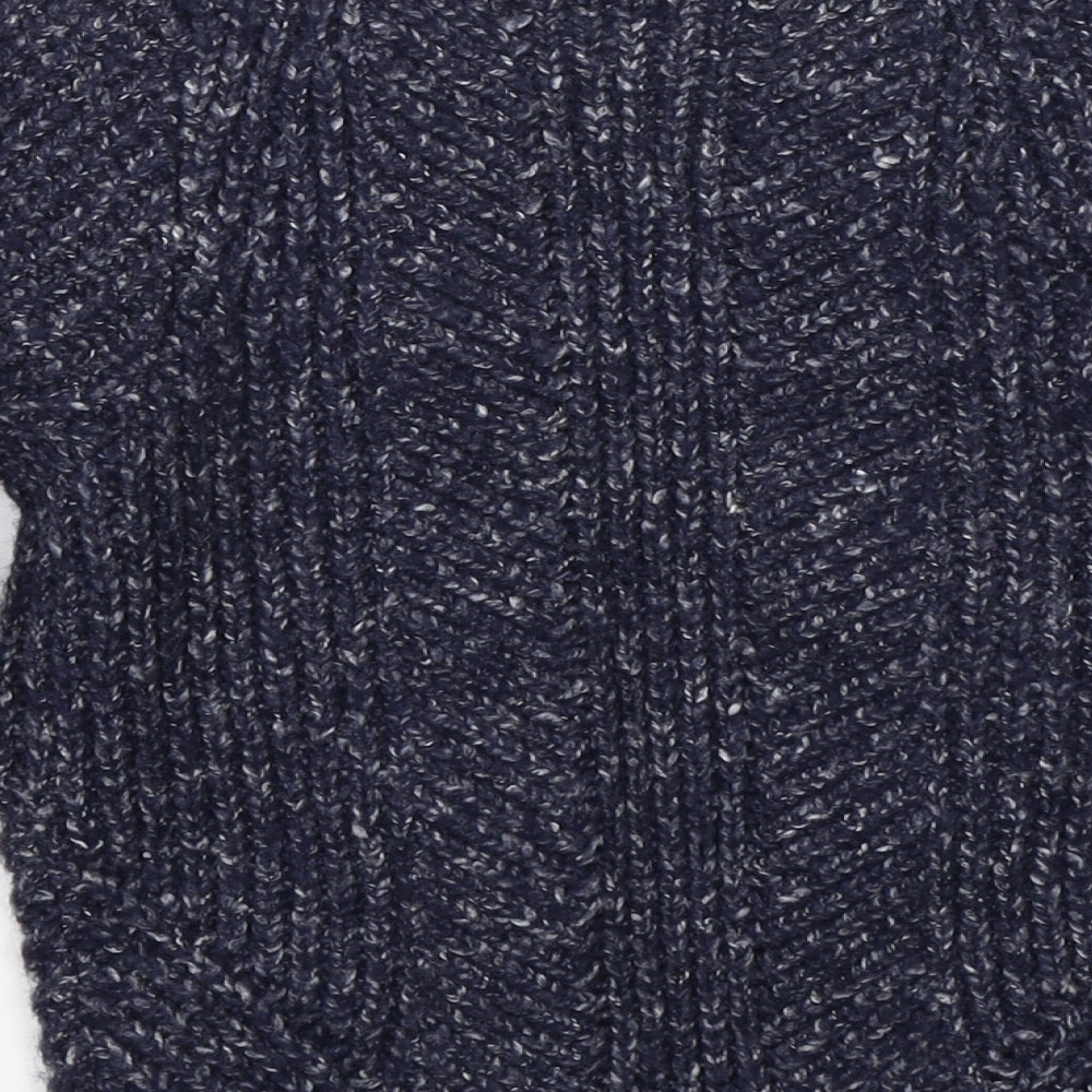 John Lewis Boys Blue  Knit Pullover Jumper Size 6 Years