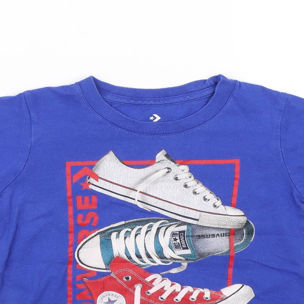 Converse Boys Blue   Basic T-Shirt Size 6 Years