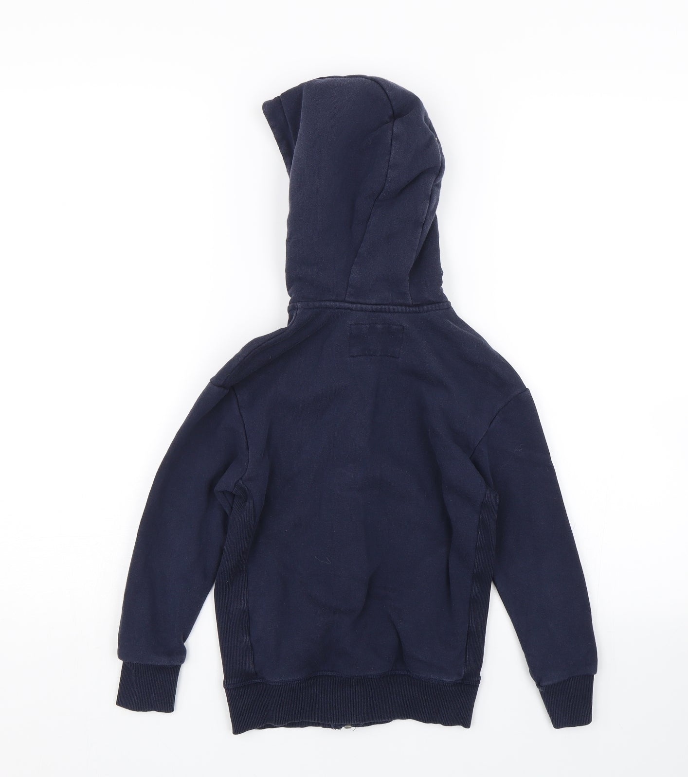 M&S Boys Blue   Full Zip Hoodie Size 6-7 Years
