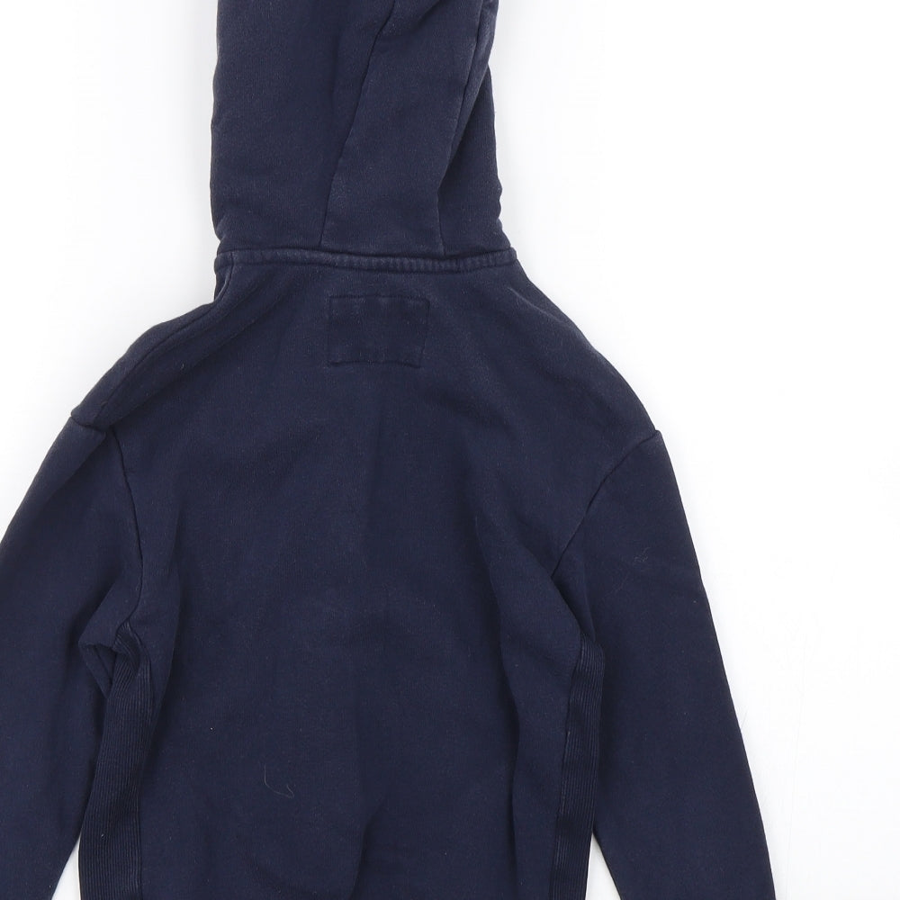 M&S Boys Blue   Full Zip Hoodie Size 6-7 Years