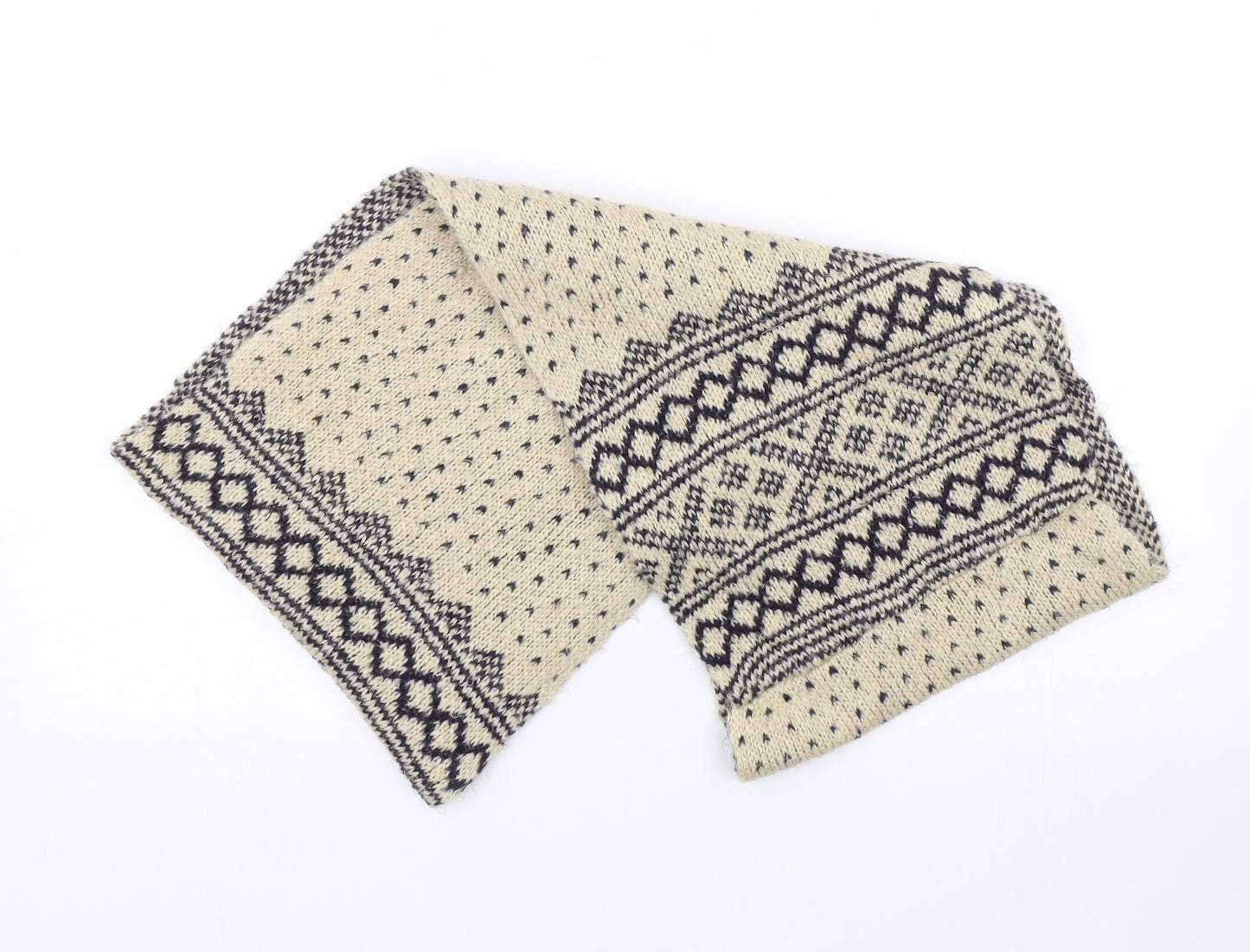 Topshop Womens Brown Fair Isle   Shawl/Wrap