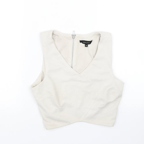 New Look Womens Grey   Cropped Tank Size 12