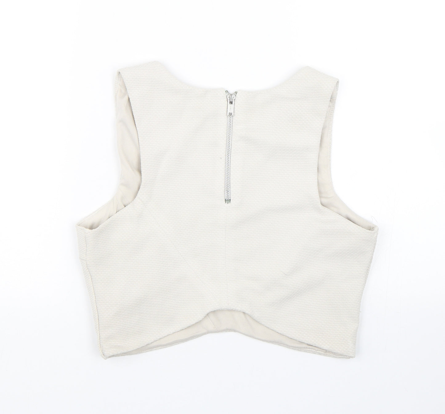 New Look Womens Grey   Cropped Tank Size 12