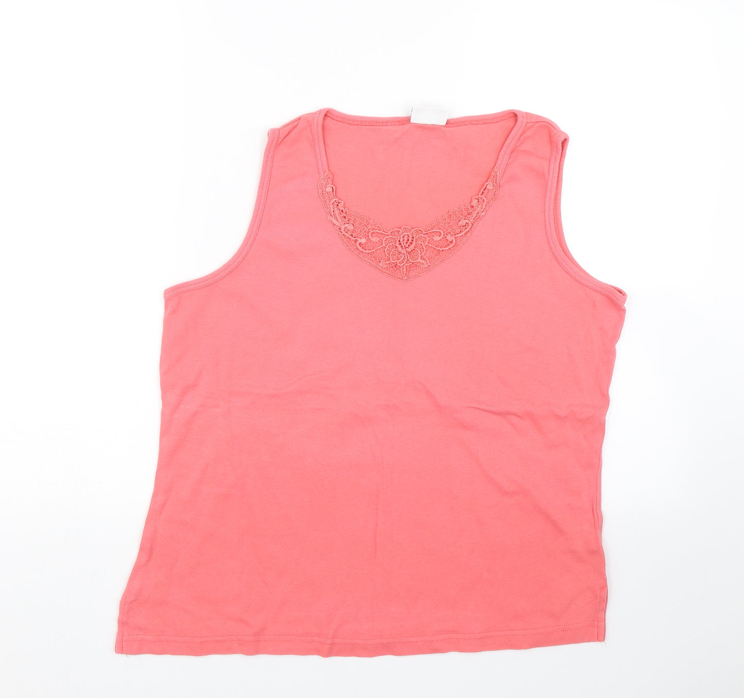 F&F Womens Pink   Basic Tank Size 16