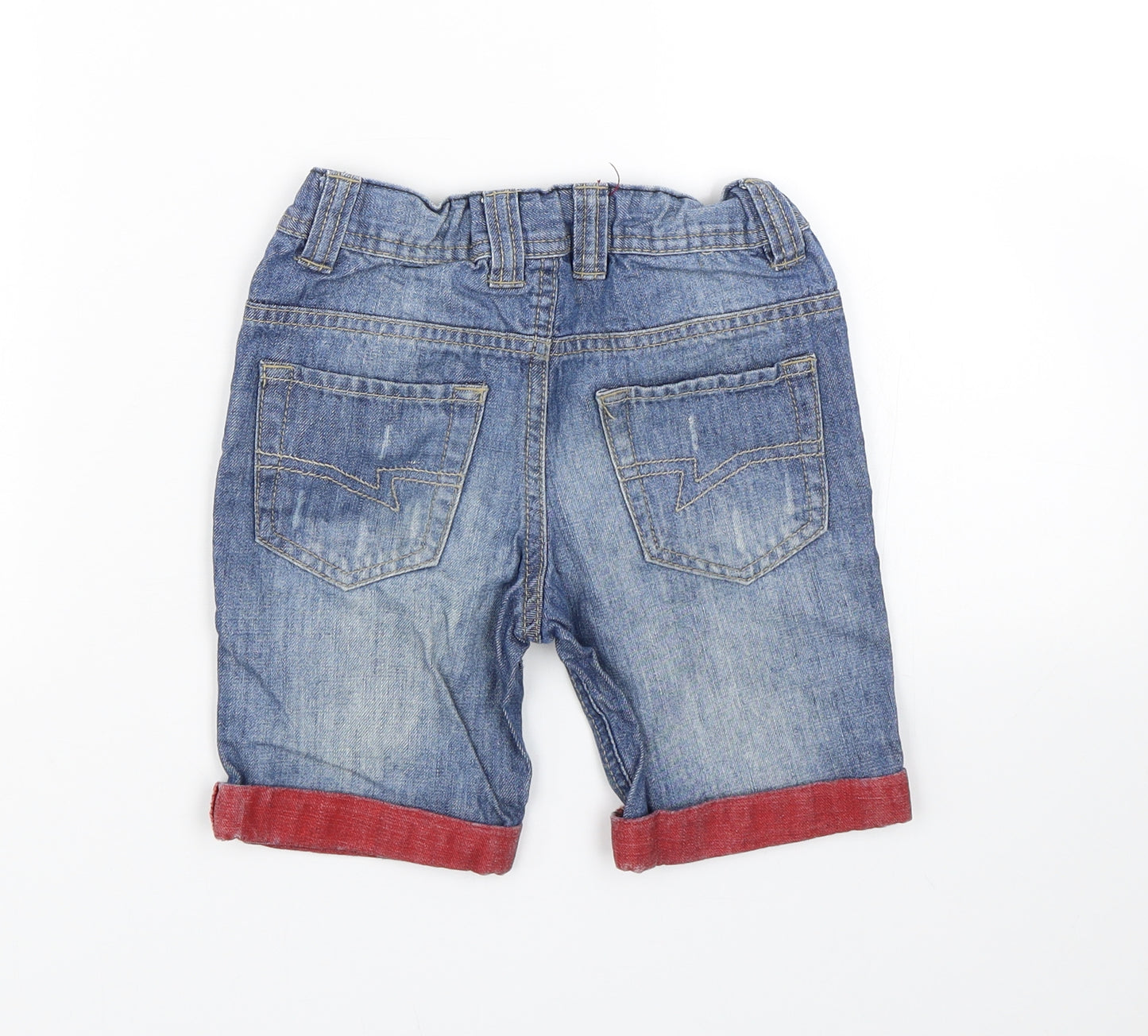 Primark Boys Blue  Denim Bermuda Shorts Size 5-6 Years